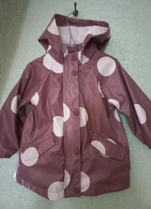 Пальтишко плащ zara 86/92