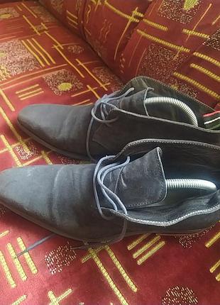 Ботинки, натуральная замша