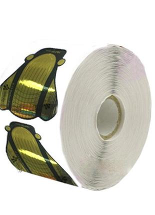 Набір паперових форм для нарощування molekula метелик, золото, 500 шт