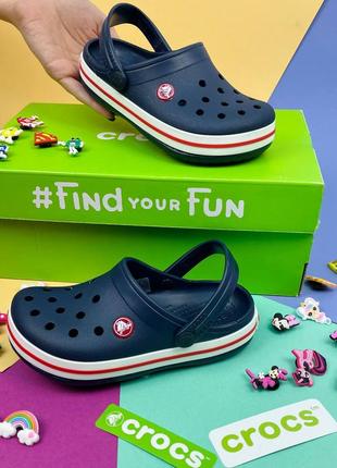 Детские сабо кроксы crocs crocband kids супер моделька