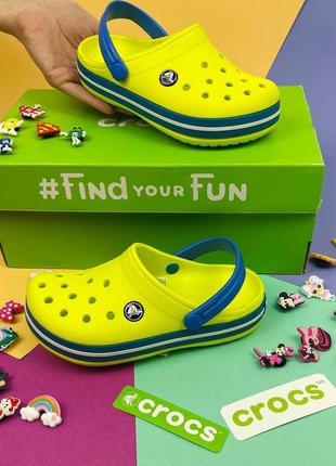 Детские сабо кроксы crocs crocband kids супер моделька3 фото