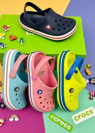 Детские сабо кроксы crocs crocband kids супер моделька2 фото