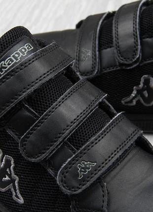 Кроссовки kappa чёрные на липучках размер 38 оригинал
