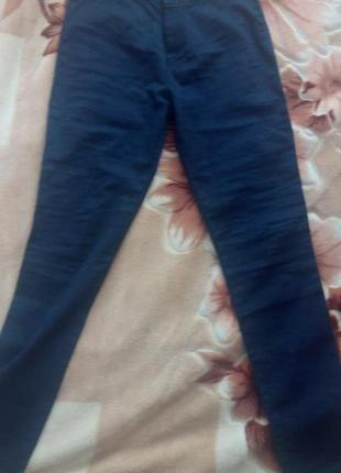 Темно синие джинсы2 фото