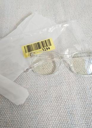 Прозорі унісекс комп'ютерні окуляри  з захистом від синього світла blue light  ек5025 с26-з30