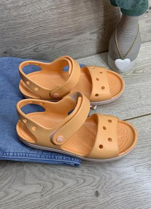 Детские сандалии крокс crocs crocband sandal kids 12856-8012 фото