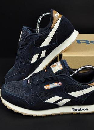 Мужские кроссовки reebok classic синие