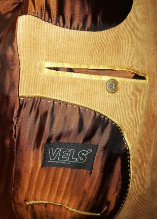 Шикарный вельветовый пиджак фирмы vels, 48 размера4 фото