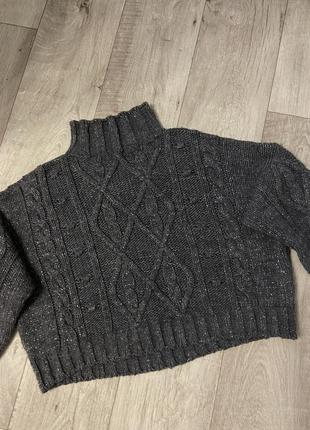 Объемный свитер из шерсти, альпака, с люрексом размер 46/482 фото