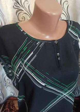 Стильна шифонова блуза з подовженою спинкою autograph3 фото