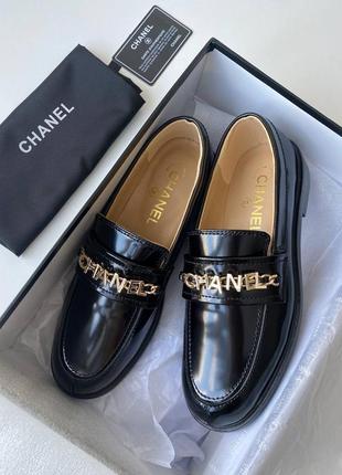 Лоферы в стиле chanel🖤люкс