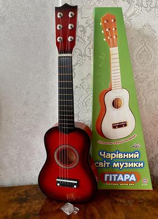 Гітара дерев’яна1 фото