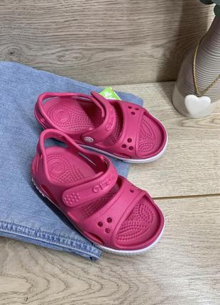 Детские сандалии крокс crocs crocband 2 sandal 14854-66i1 фото