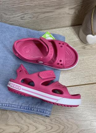 Детские сандалии крокс crocs crocband 2 sandal 14854-66i3 фото