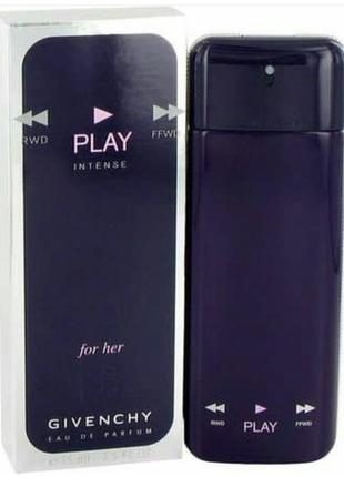 Парфюм givenchy play for her intense 75m2 фото