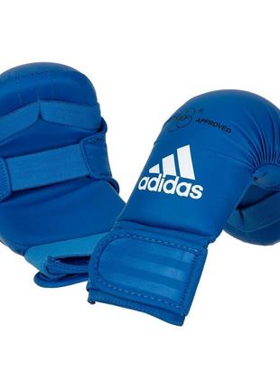 Перчатки для каратэ wkf детские накладки adidas карате для единоборств экипировка защита тренировочные1 фото