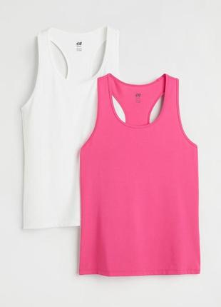 Майка спортивная, h&m женская, розовая, р. s (арт 1829)