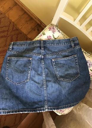 Оригинальный джинсовая юбка gap2 фото