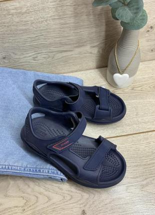 Детские сандалии крокс Jibbitz crocs kids' swiftwatertm expedition sandal206267-463