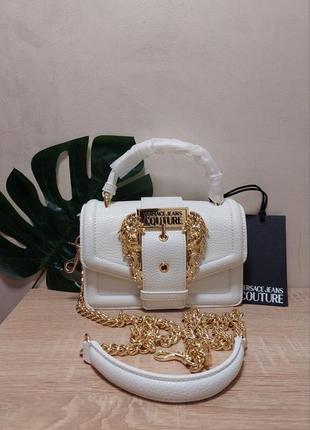 Біла сумка versace jeans couture оригінал оригинал 6