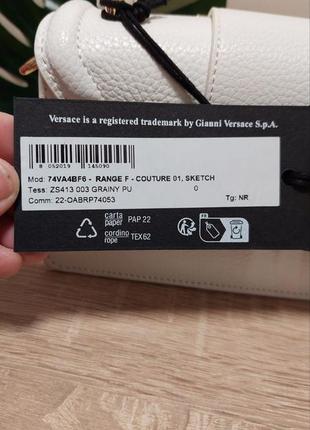 Белая сумка versace jeans couture оригинал оригинал9 фото