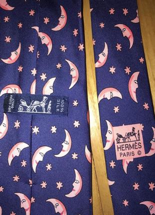 Hermes-шелковый галстук оригинал!3 фото