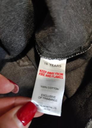 Джинсова юбка спідниця міні з потертостями6 фото