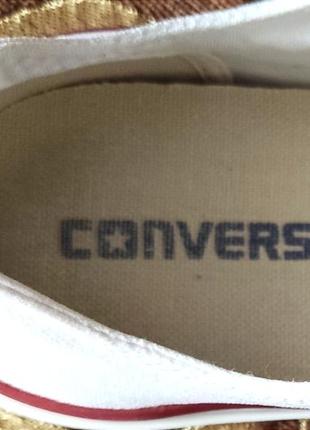 Білі кеди converse оригінал у розмірі 39/39,5.9 фото