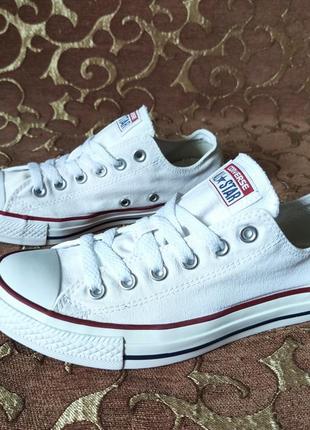 Білі кеди converse оригінал у розмірі 39/39,5.