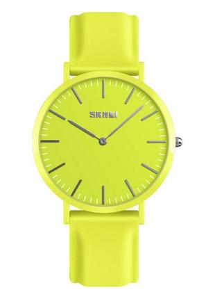 Жіночий годинник skmei 9179 light green наручний кварцевий