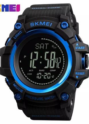 Спортивний чоловічий наручний годинник з компасом skmei 1358 smart watch compass водостійкий кварцевий