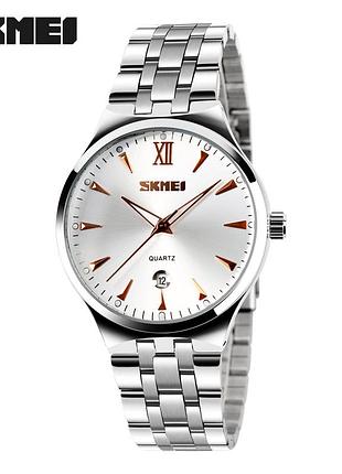 Жіночий годинник skmei 9071rg-b rose gold-black наручний кварцевий