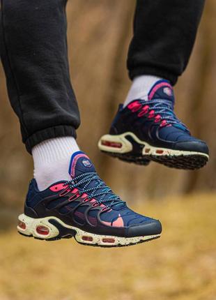 Кросівки чоловічі nike air max plus tn+ terrascape, сині, найк аїр макс тн плюс