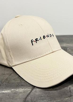 Бейсболка friends (сериал друзья) бежевая новая