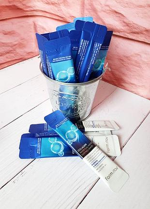 Нічна зволожуюча крем-маска для обличчя з колагеном farmstay collagen water full moist sleeping mask