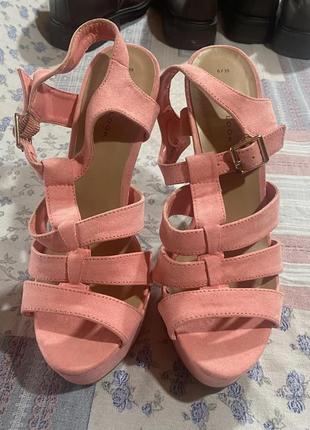 Босоніжки на підборах 14 см розмір 39 устілка 24,5 см