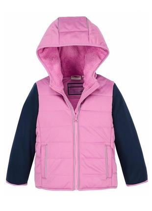 Куртка softshell утепленная на флисовой подкладке для девочки crane 816122/39 розовый