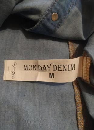 Рубашка джинсовая от monday denim5 фото