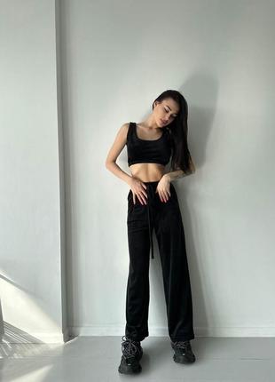 Костюм трійка велюровий