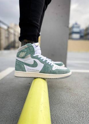 Кросівки nike air jordan 1 retro high og turbo green