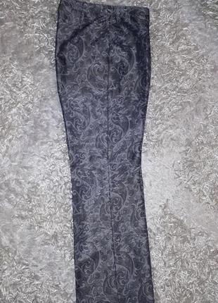 Шикарные классические брюки из парчи (mark aurel) р.38 (м)3 фото