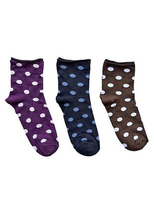 Носки женские без резинки, комплект из 3-х пар