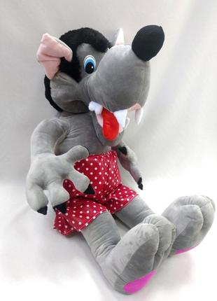 Игрушка мягкая волк большой, 100см, 176