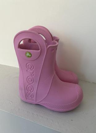 Продам сапожки crocs c8