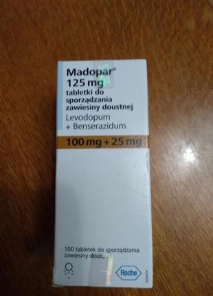 Madopar 100mg+25mg