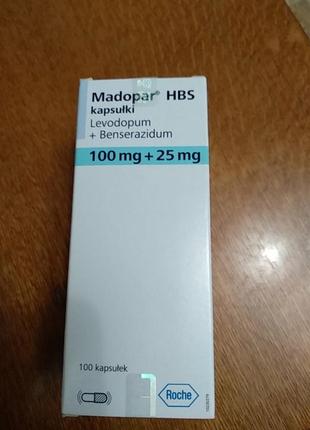 Madopar hbs 100+25mg