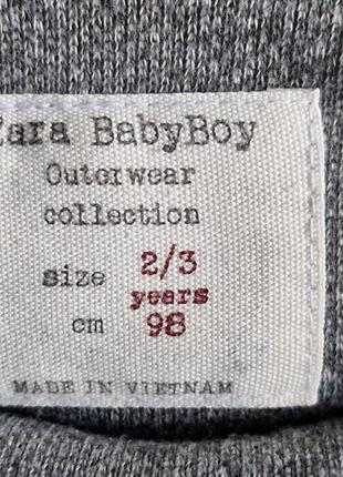 Детская жилетка безрукавка для мальчика zara boy baby5 фото