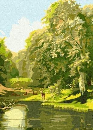 Картина за номерами kho2885 родина оленів ©artalekhina, 40*50см ідейка