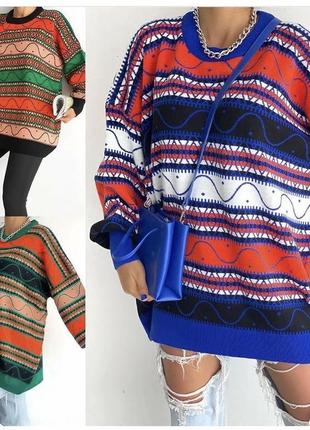 Жіночий светр-туніка оверсайз2 фото