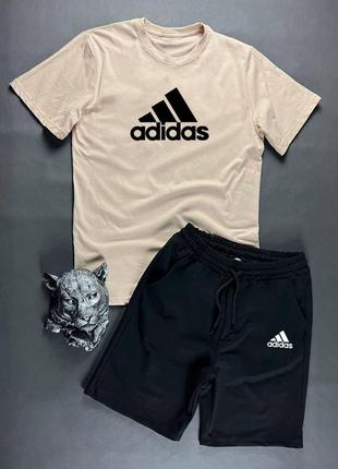 Літній комплект adidas футболка + шорти4 фото